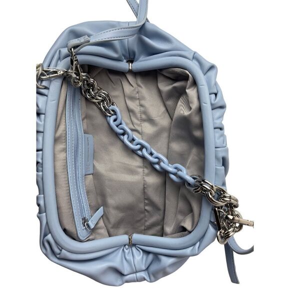 NWT INC INTERNATIONAL CONCEPTS KJ Clutch crossbody light blue - Picture 5 of 6